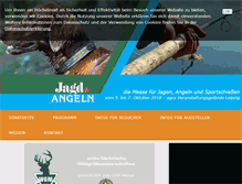 Tablet Screenshot of jagd-und-angeln.de